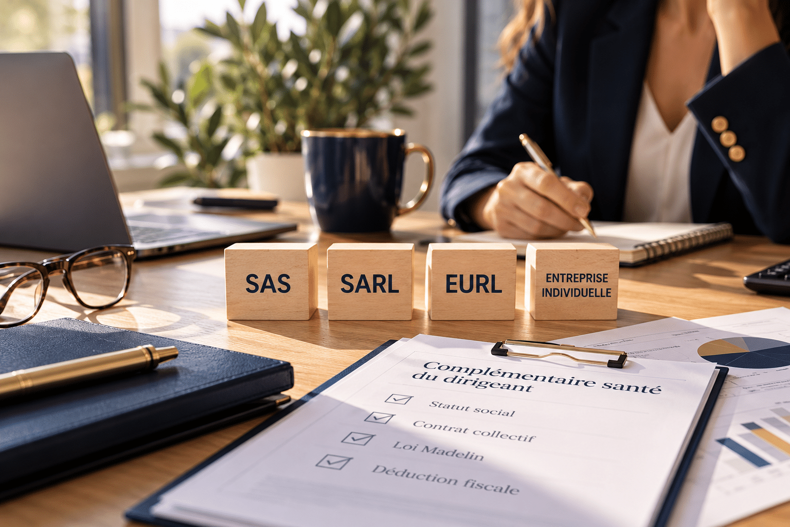 résident de SAS, gérant de SARL ou d’EURL : votre statut social décide de votre mutuelle. Contrat collectif ou Madelin, une courtière du Var fait le point.